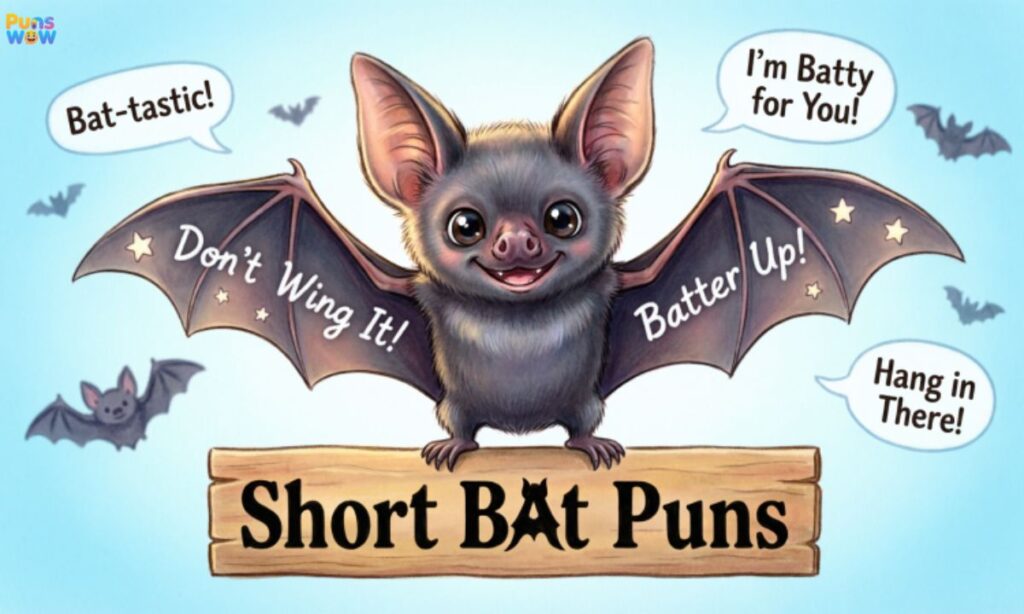 Short Bat Puns