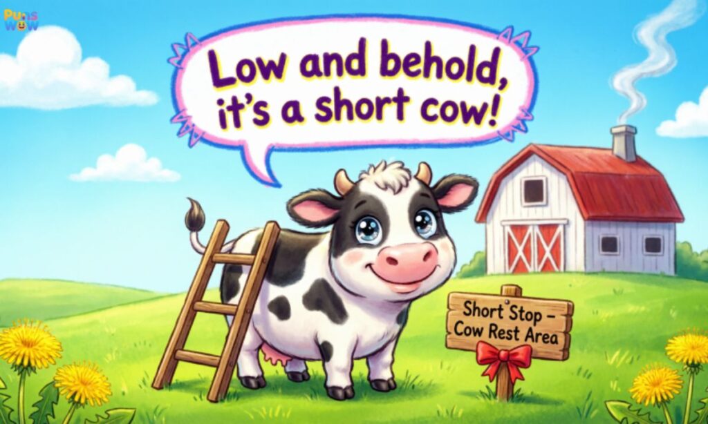 Short Cow Puns