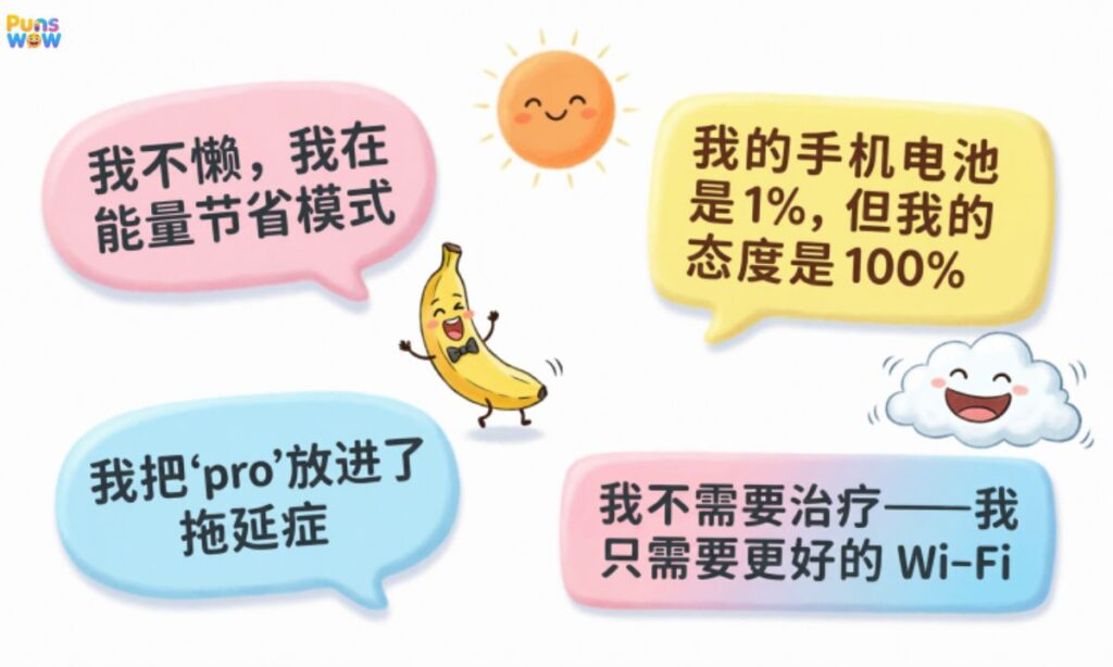 Short punchlines to make you smile