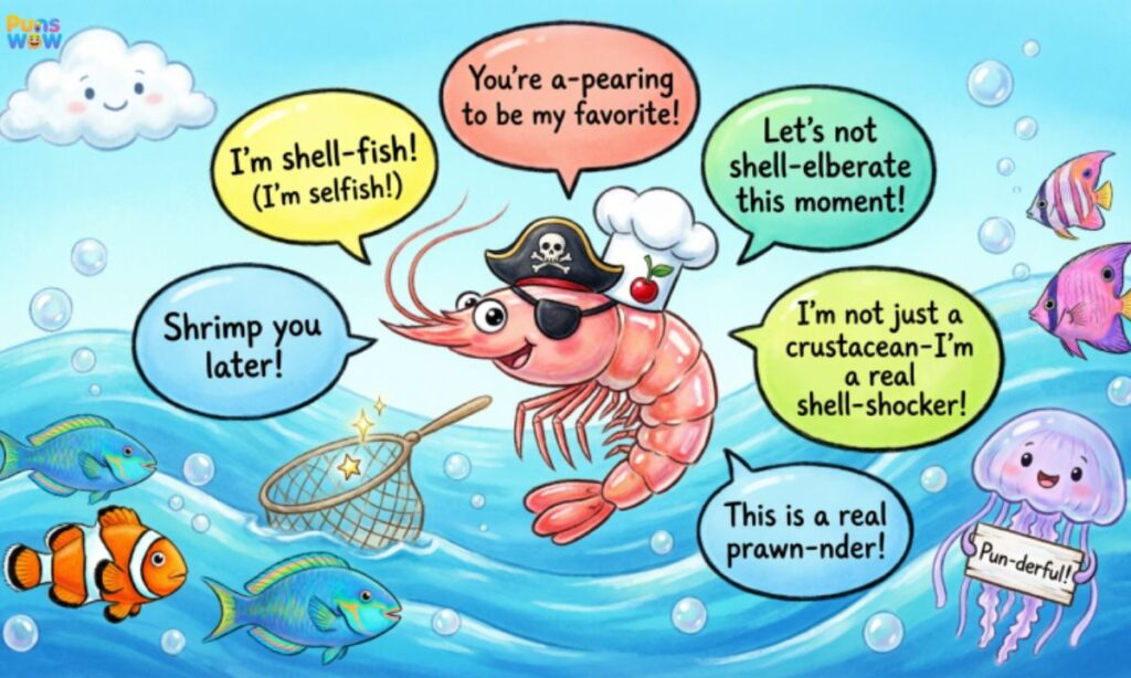 Shrimp puns one liners