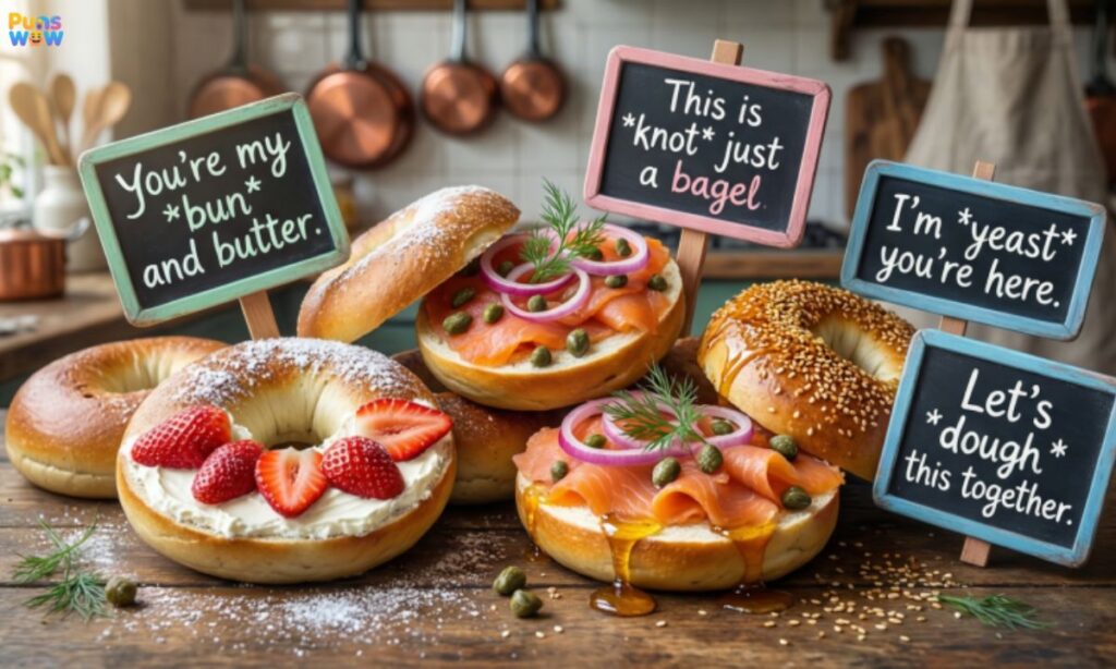 Sweet and Savory Bagel Puns