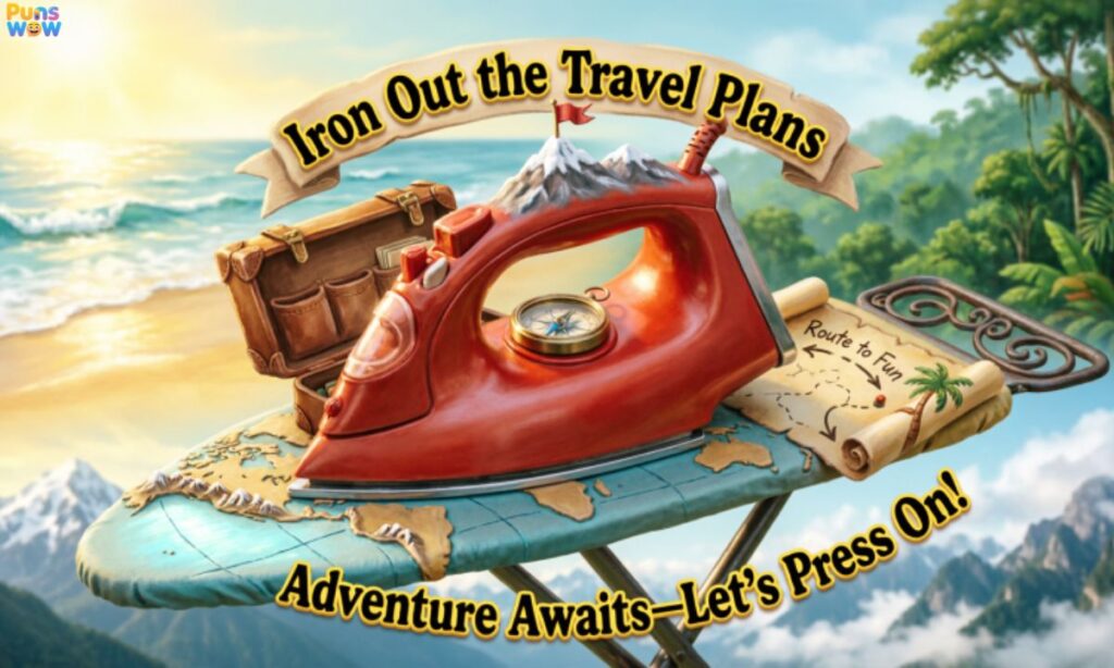 Travel and Adventure Iron Puns