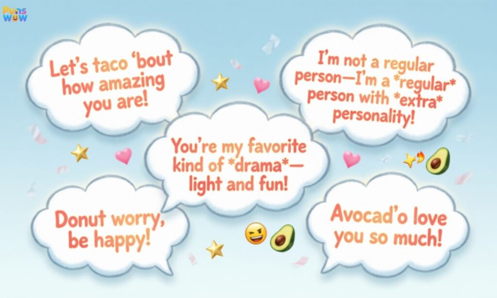 Trendy puns for Insta posts