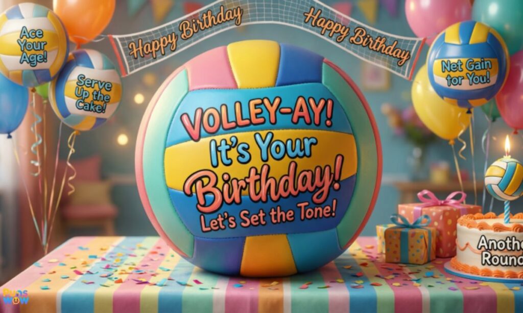 Volleyball Birthday Puns