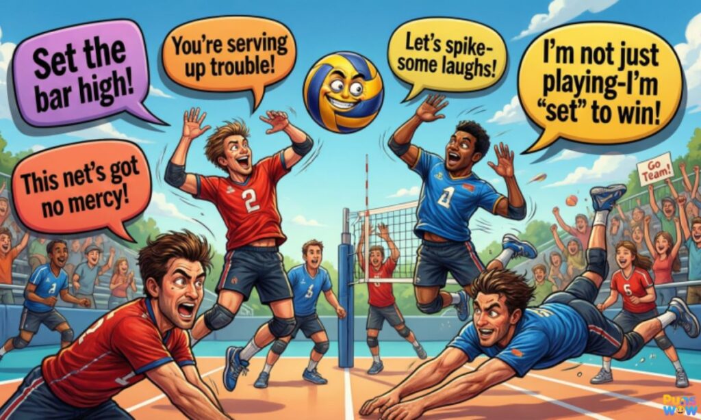 Volleyball Puns One Liners
