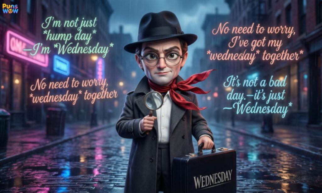 Wednesday Puns for Adults