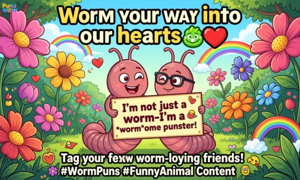 Worm Puns For Social Media