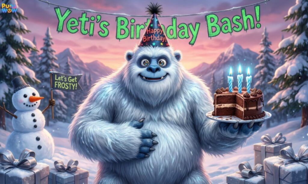 Yeti Birthday Puns