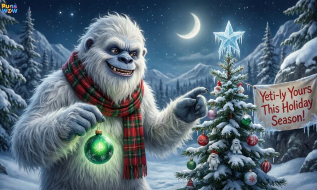 Yeti Christmas Puns