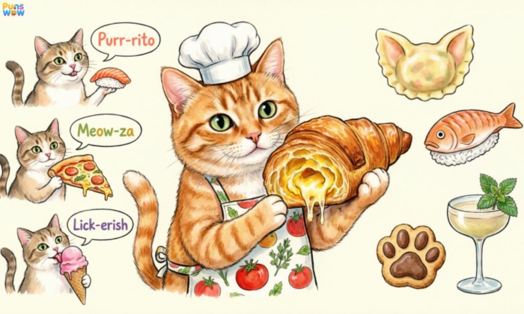 Cat Puns For Foodies
