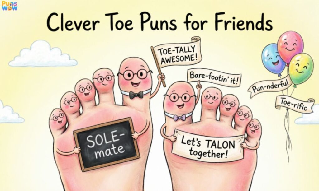 Clever Toe Puns for Friends