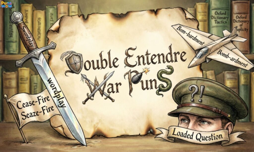 Double Entendre War Puns Clever Combat and Covert Meanings