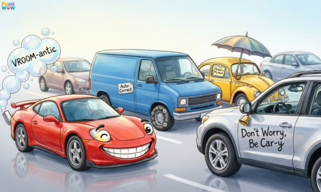 Funny Car Puns Captions