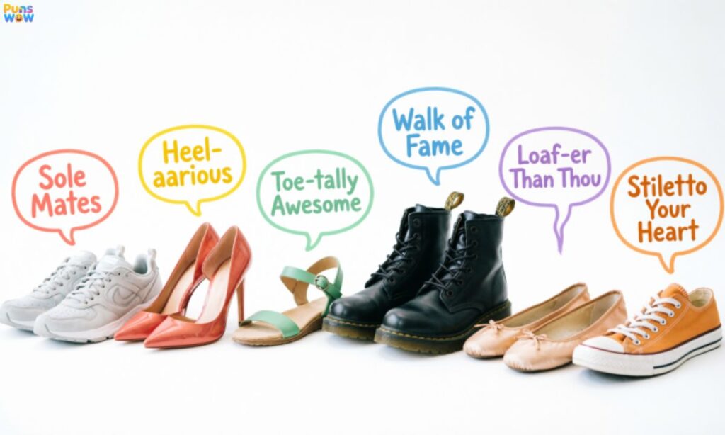 Funny Shoe Puns for Instagram Captions