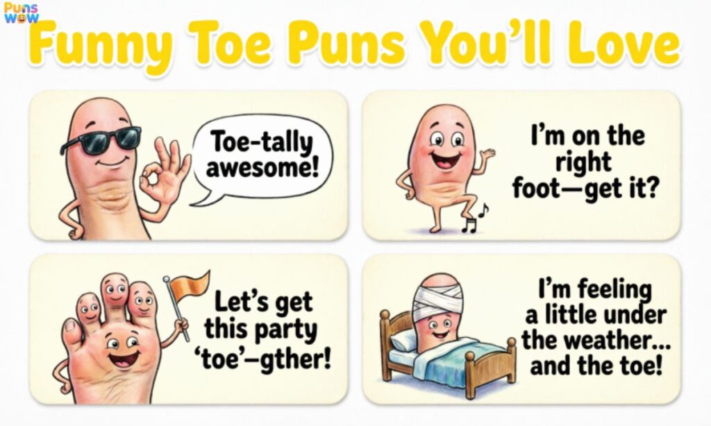 Funny Toe Puns You'll Love