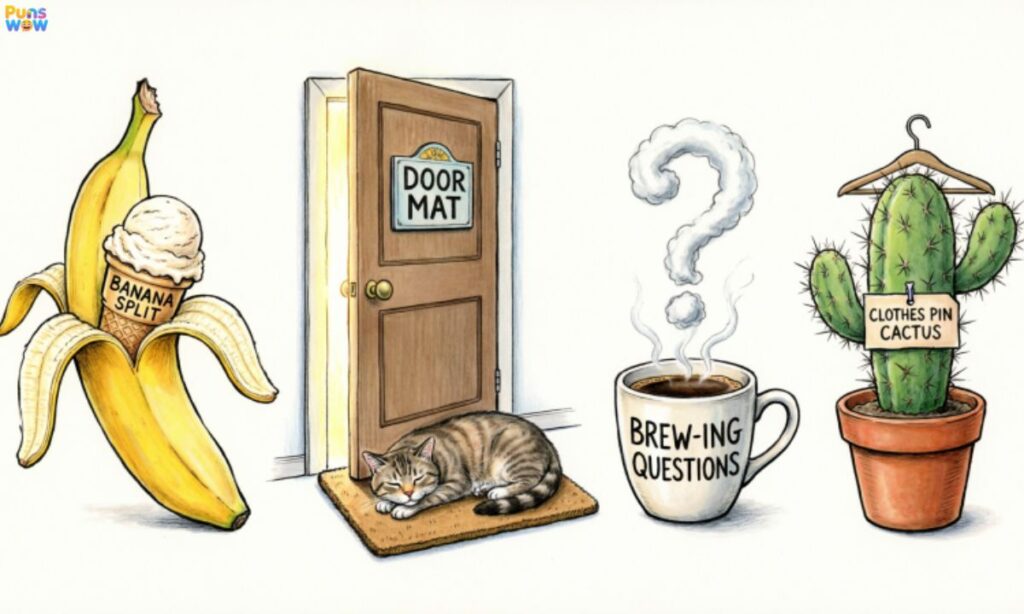 Funny Visual Puns Captions