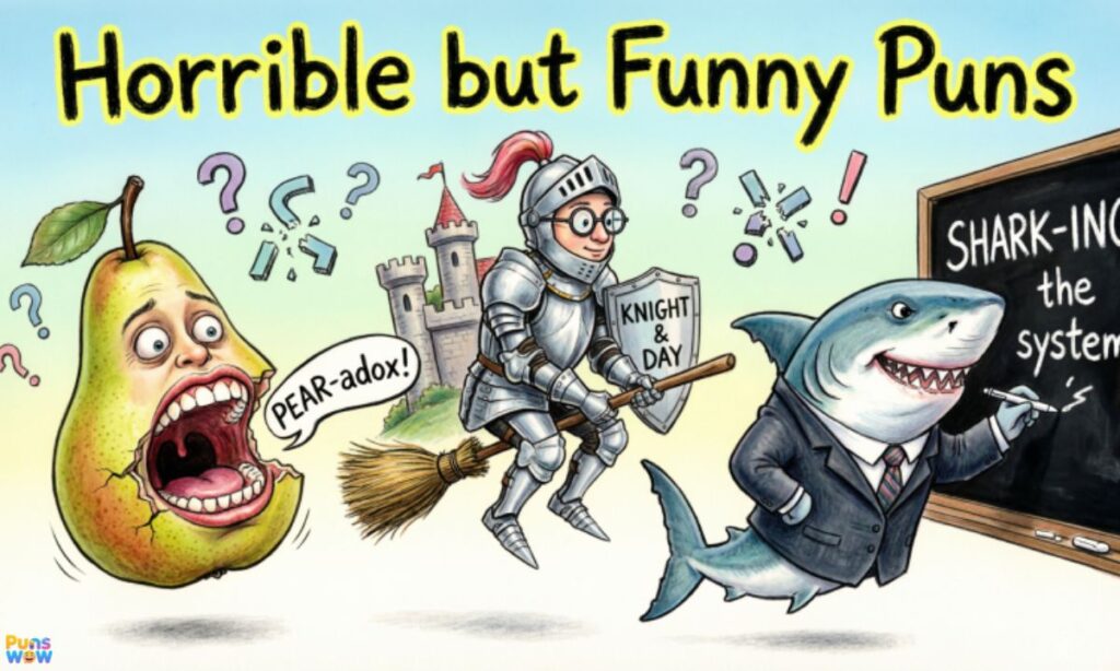 Horrible but Funny Puns