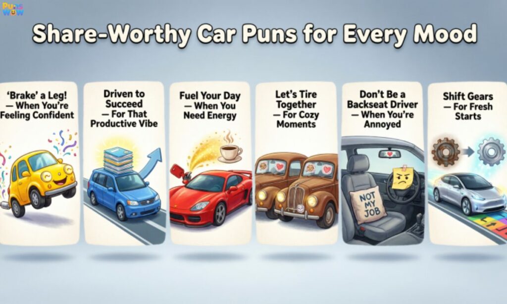 Share-Worthy Car Puns for Every Mood
