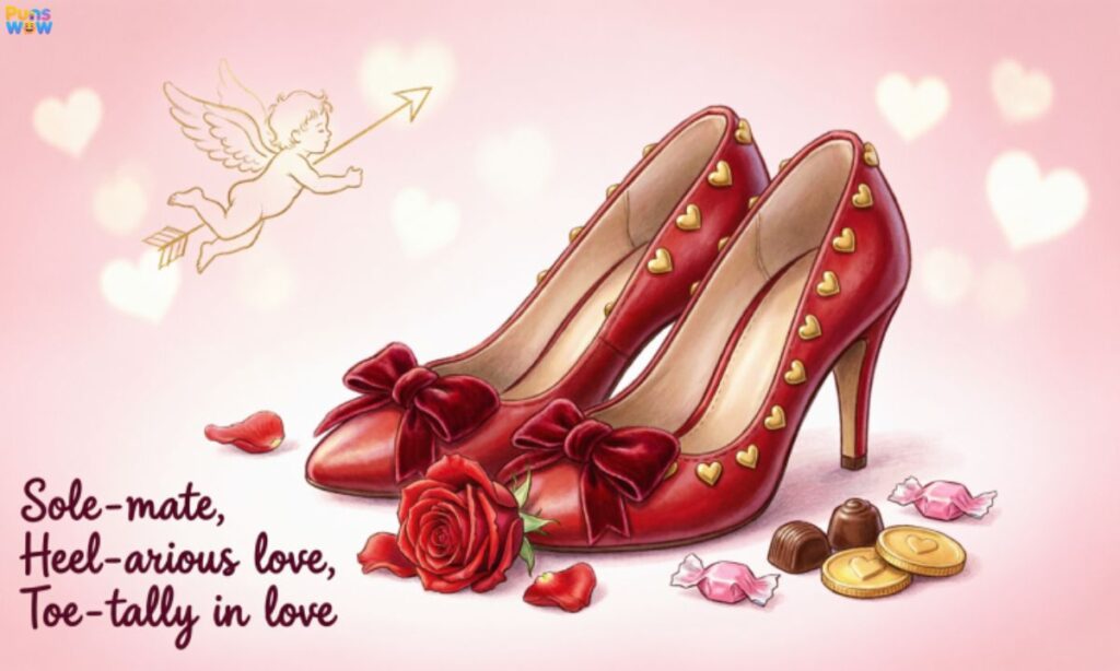 Short Shoe Puns for Valentine's Day