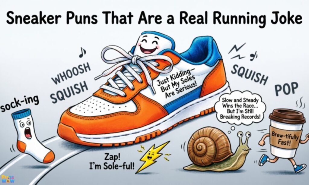 Sneaker Puns That Are a Real Running Joke