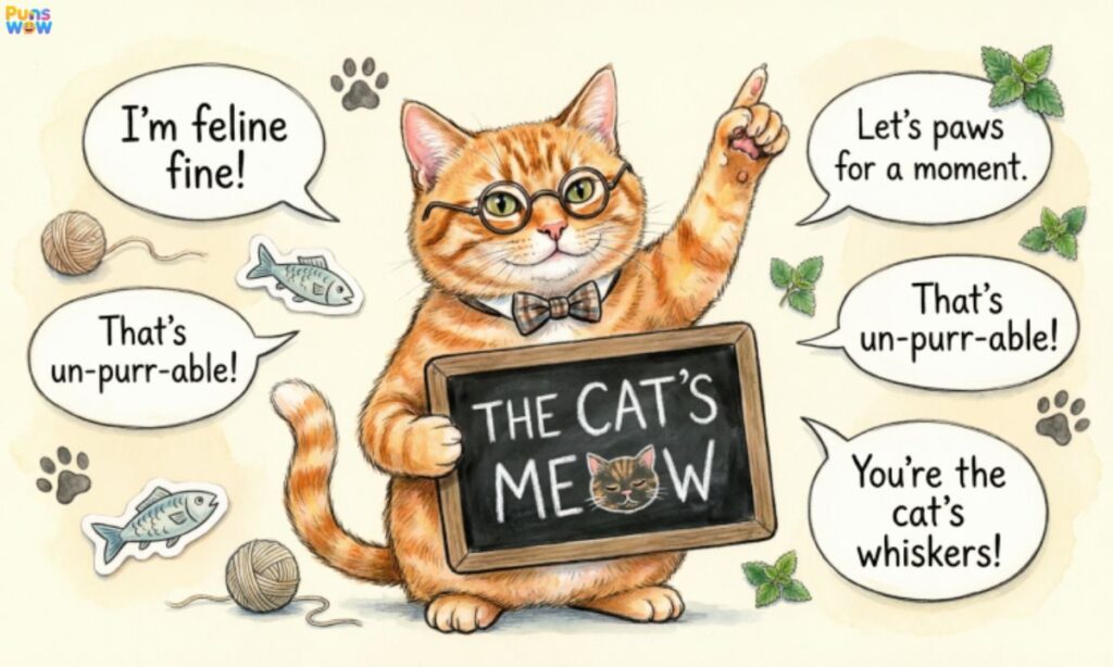 The Cat's Meow of Cat Puns