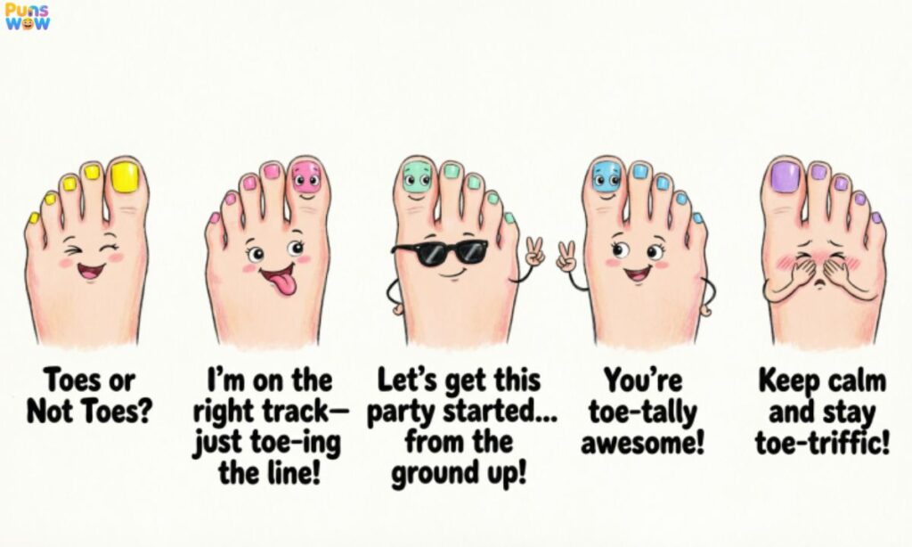 Toe Puns for Instagram Captions