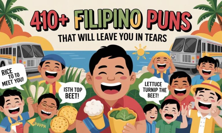 410+ Filipino Puns That Will Leave You in Tears