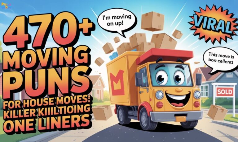 470+ Moving Puns For House Moves Killer One Liners (Viral)