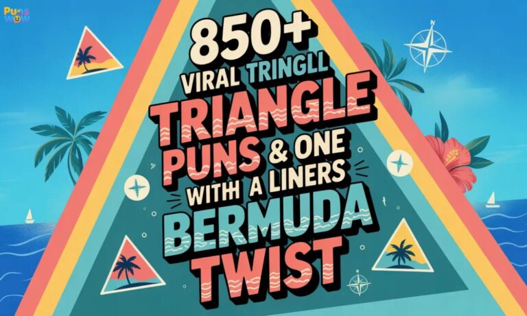 850+ Viral Triangle Puns & One Liners with a Bermuda Twist