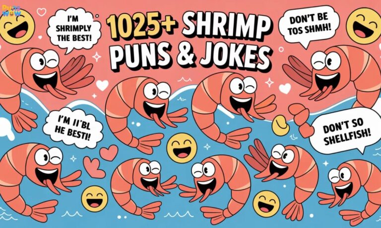 1025+ Shrimp Puns & Jokes Funny One-Liners for Instagram Captions