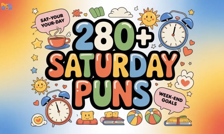 280+ Saturday Puns One-Liners For Instagram, Work & Weekends