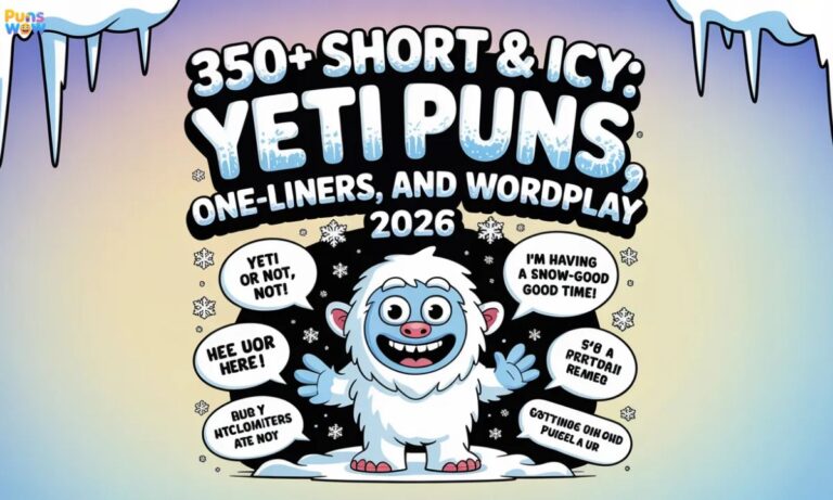 350+ Short & Icy Yeti Puns, One-Liners, and Wordplay 2026