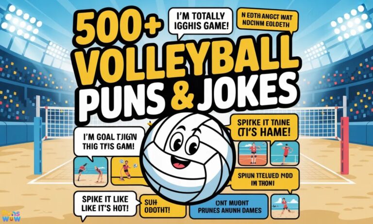 500+ Volleyball Puns & Jokes For Posters and Captions