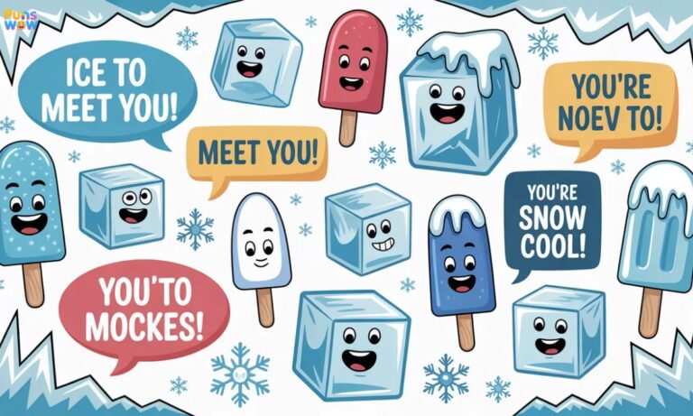 590+ Ice Puns & One-Liners Funny Chill Jokes & Clever Ice Name Ideas for Adults