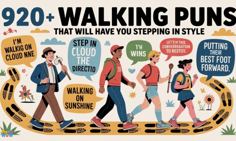 920+ Walking Puns That Will Have You Stepping in Style