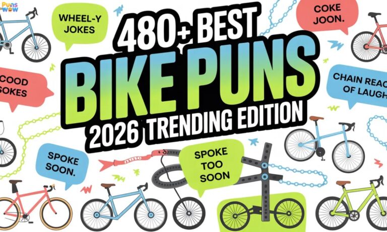 480+ Best Bike Puns 2026 Trending Edition