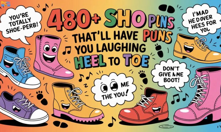 480+Shoe Puns That’ll Have You Laughing Heel to Toe