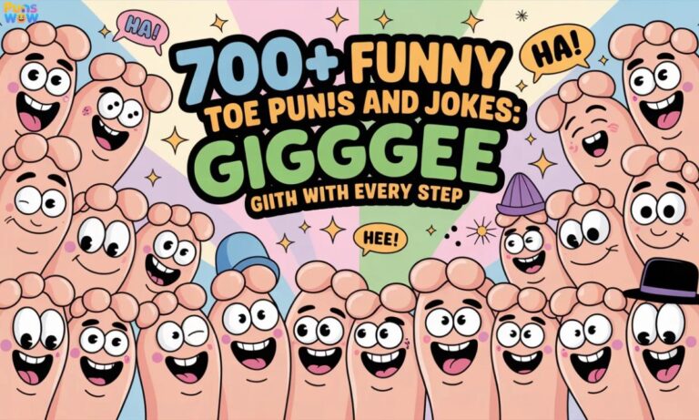 700+ Funny Toe Puns and Jokes Giggle With Every Step
