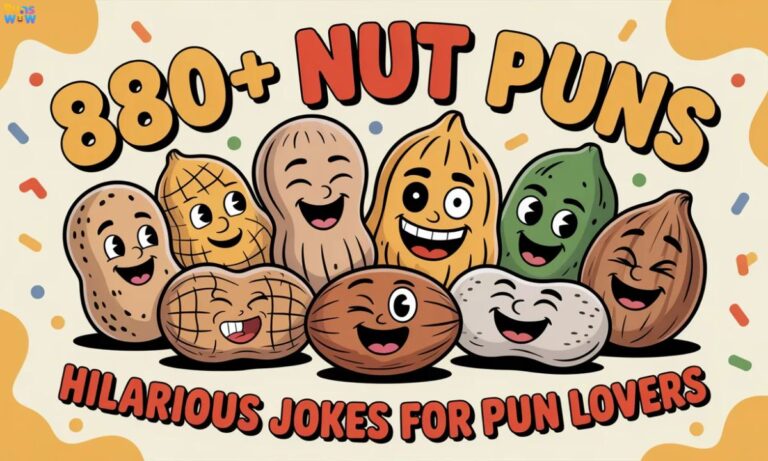 880+ Nut Puns Hilarious Jokes for Pun Lovers
