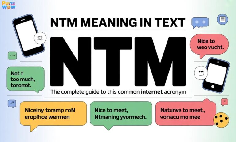NTM Meaning in Text The Complete Guide to This Common Internet Acronym
