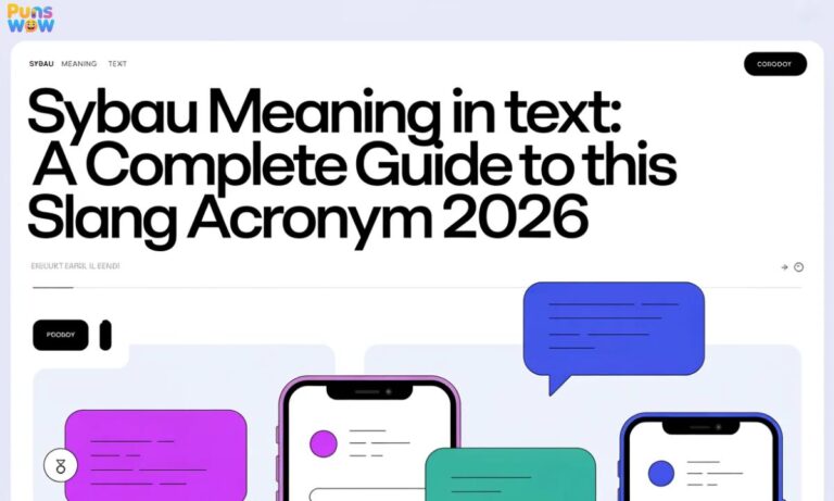 SYBAU Meaning in Text A Complete Guide to This Slang Acronym 2026